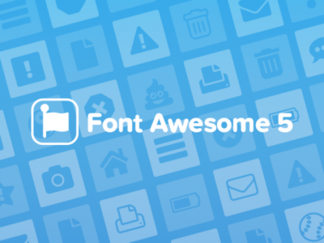 Font Awesome 5 icon set preview